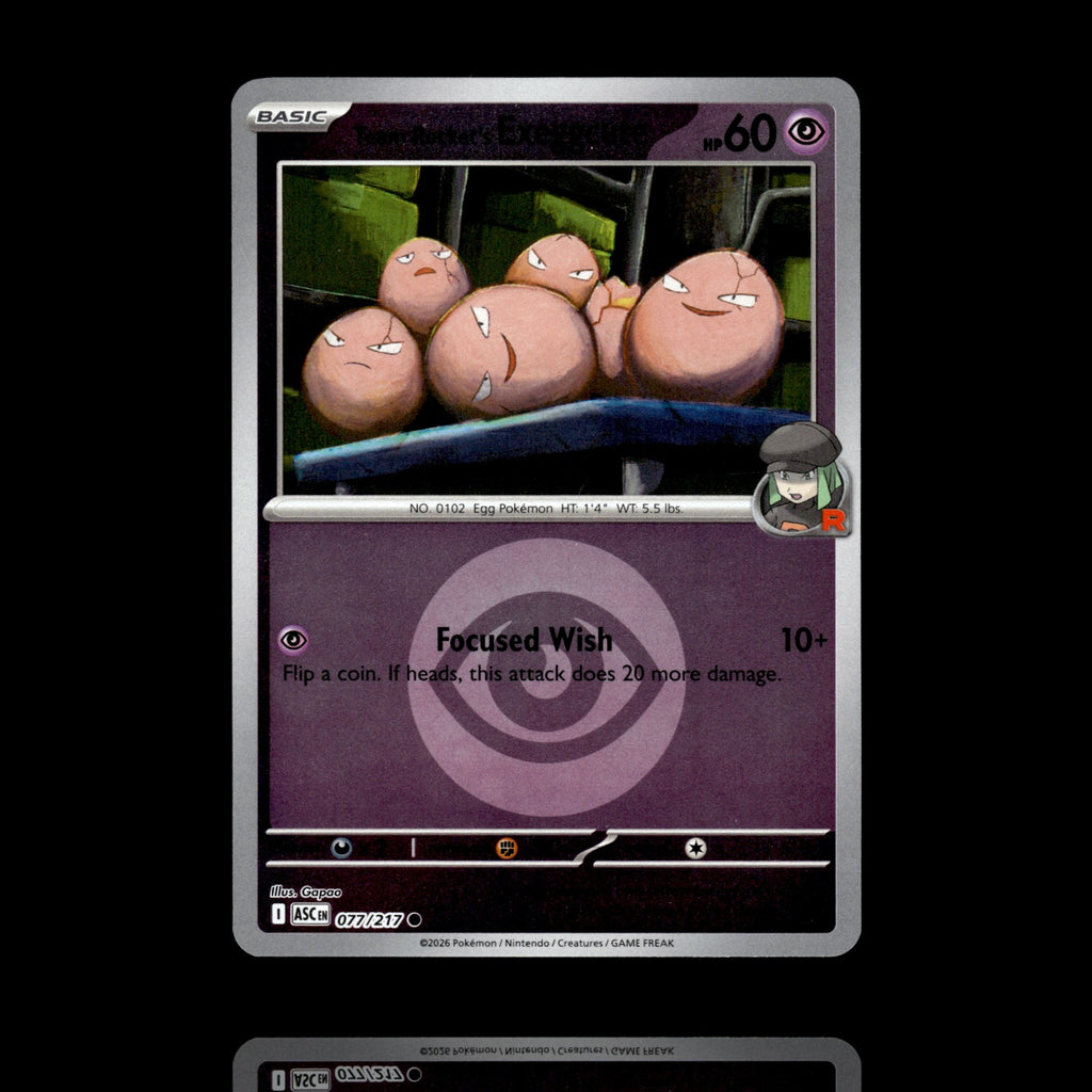 ▸ Team Rocket's Exeggcute | Ascended Heroes | Energy Reverse Holo | 077/217 | NM
