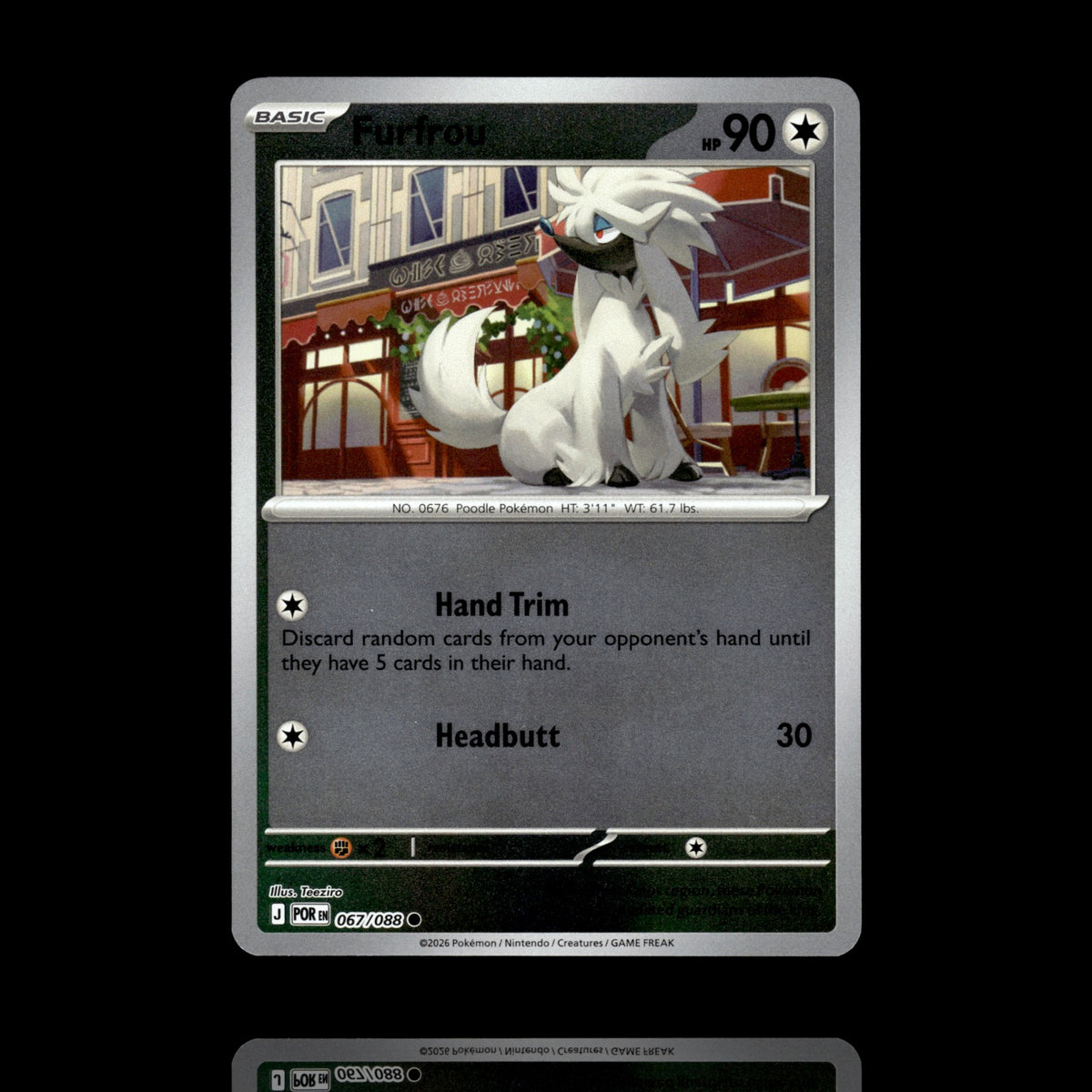 ▸ Furfrou | ME03: Perfect Order | Reverse Holo | 067/088 | NM