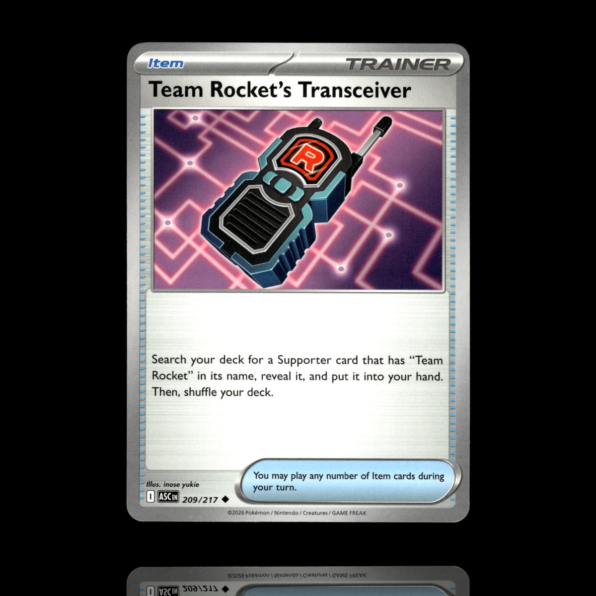 ▸ Team Rocket's Transceiver | ME: Ascended Heroes | Uncommon | 209/217 | NM