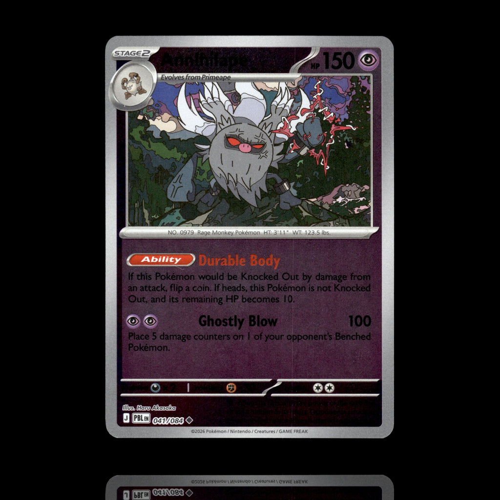 ▸ Annihilape | ME05: Pitch Black | Reverse Holo | 041/084 | NM