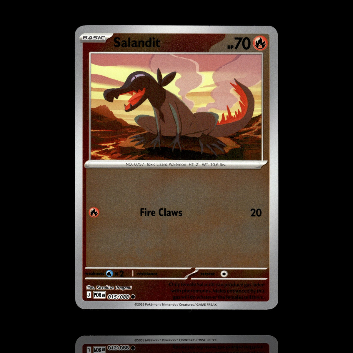 ▸ Salandit | ME03: Perfect Order | Reverse Holo | 015/088 | NM