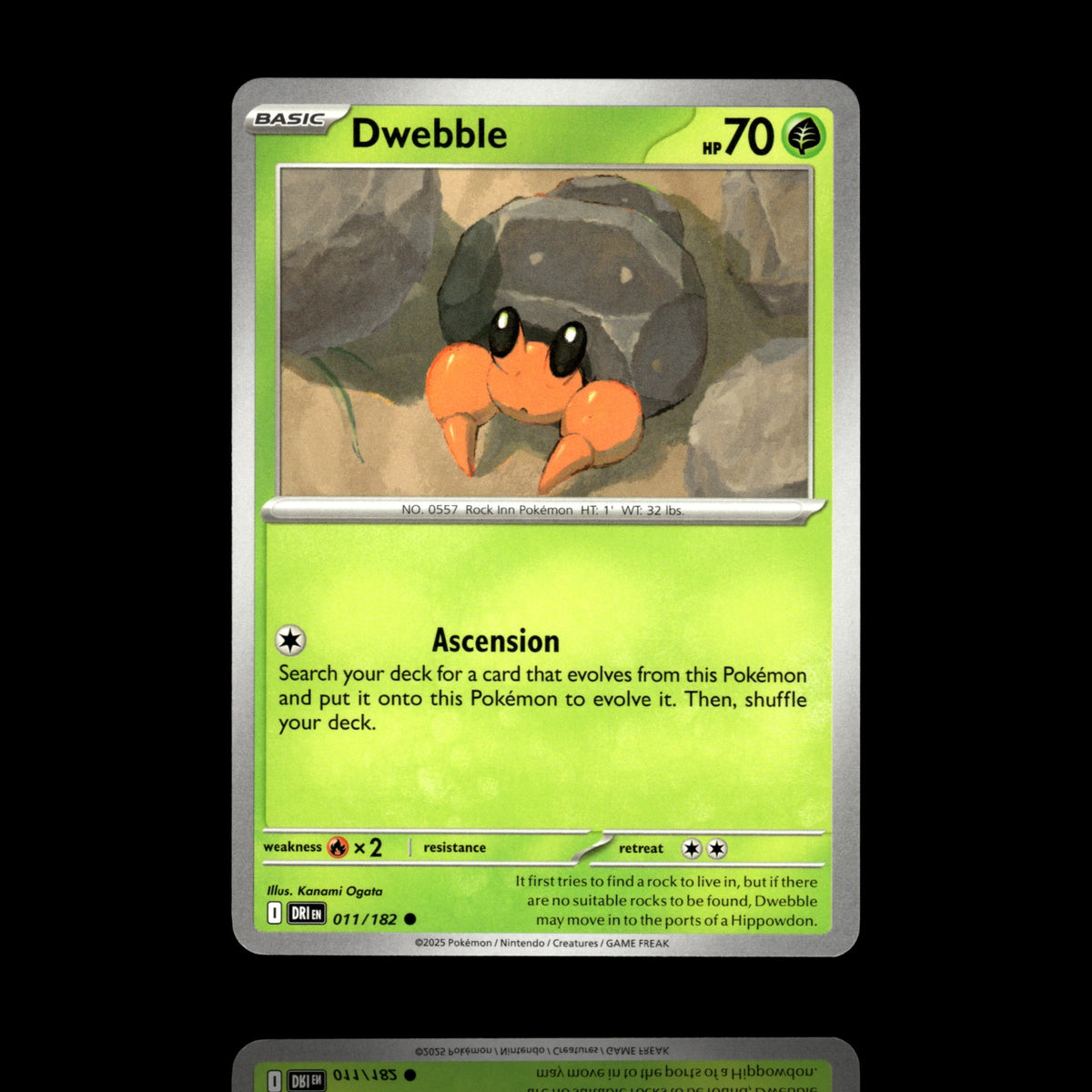 ▸ Dwebble | SV10: Destined Rivals | Common | 011/182 | NM