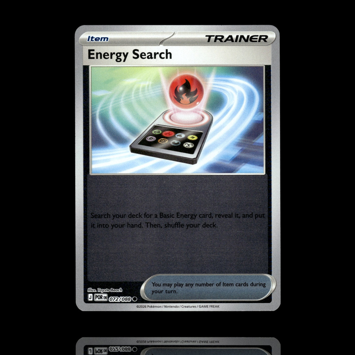 ▸ Energy Search | ME03: Perfect Order | Reverse Holo | 072/088 | NM