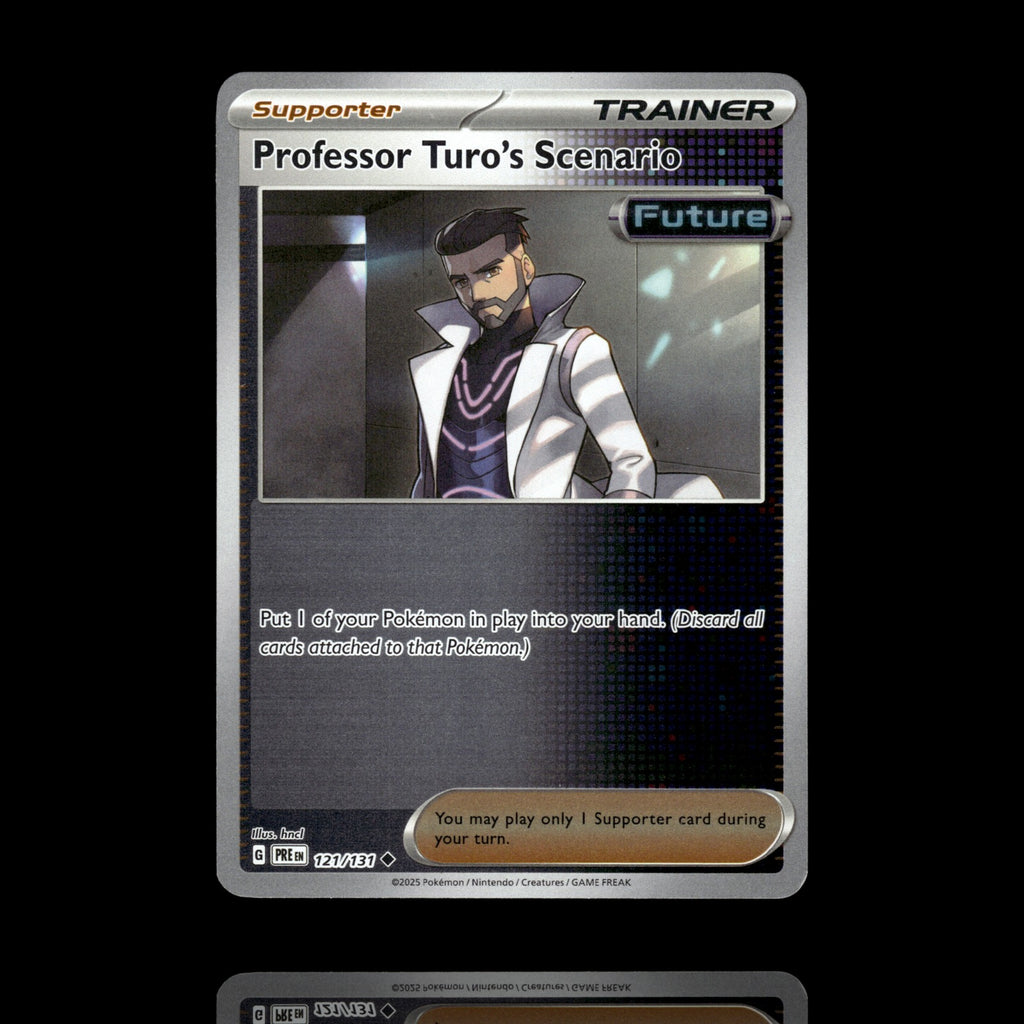 ▸ Professor Turo's Scenario | Prismatic Evolutions | Reverse Holo | 121/131 | NM