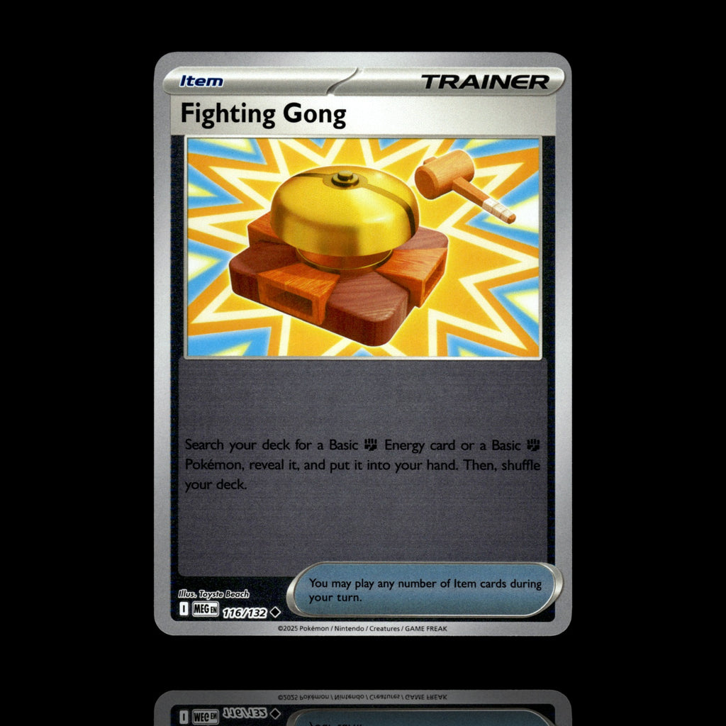 ▸ Fighting Gong - | ME01: Mega Evolution | Reverse Holo | 116/132 | NM