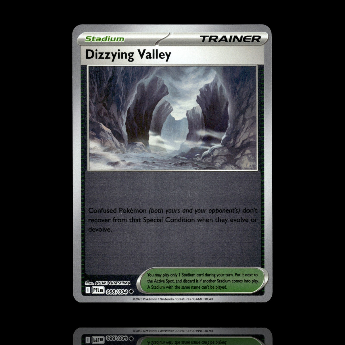 ▸ Dizzying Valley | ME02: Phantasmal Flames | Reverse Holo | 088/094 | NM