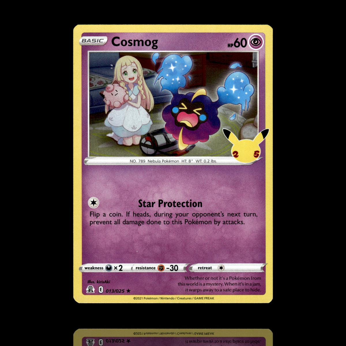 ▸ Cosmog | Celebrations | Holo Rare | 013/025 | NM