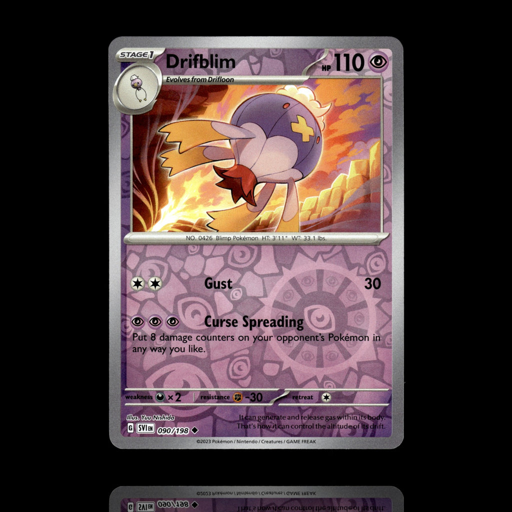 ▸ Drifblim | SV01: Scarlet & Violet Base Set | Reverse Holo | 090/198 | NM