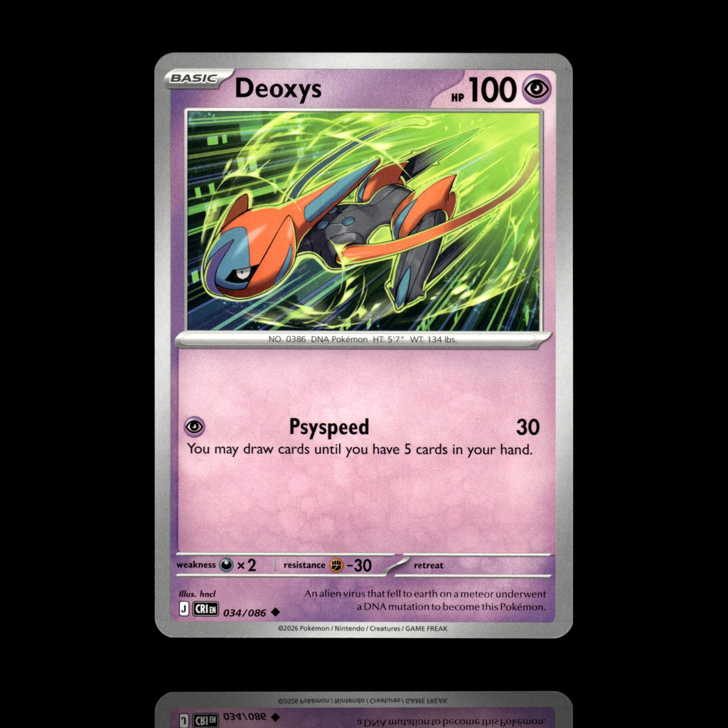 ▸ Deoxys | ME04: Chaos Rising | Uncommon | 034/086 | NM