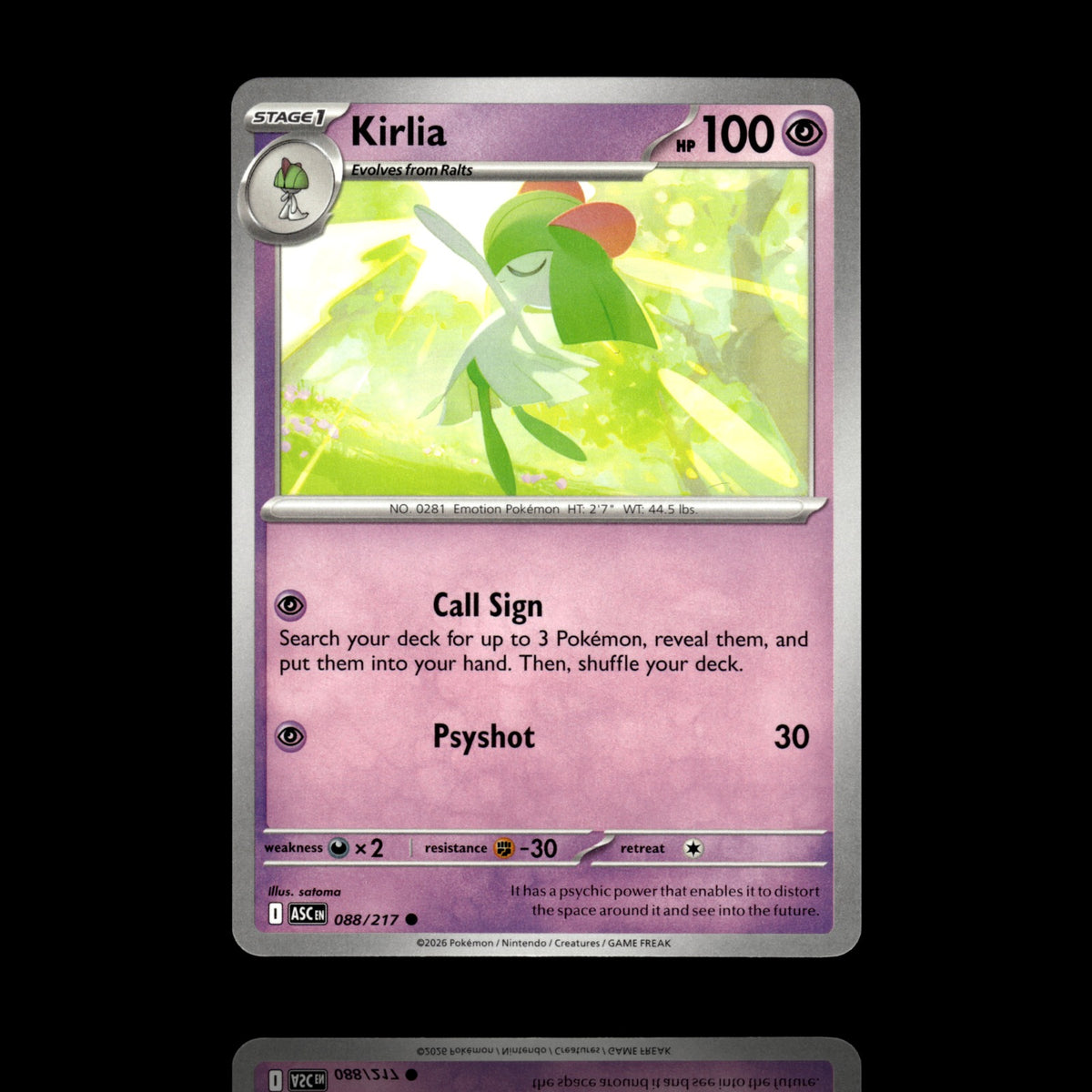 ▸ Kirlia | ME: Ascended Heroes | Common | 088/217 | NM