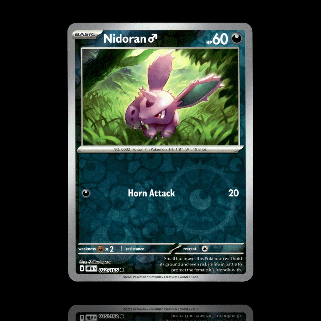 ▸ Nidoran M | SV: Scarlet & Violet 151 | Reverse Holo | 032/165 | NM