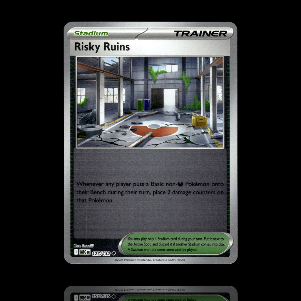 ▸ Risky Ruins | ME01: Mega Evolution | Reverse Holo | 127/132 | NM