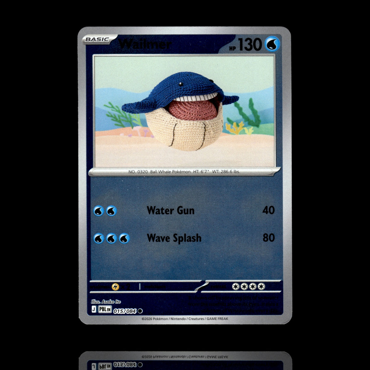 ▸ Wailmer | ME05: Pitch Black | Reverse Holo | 015/084 | NM