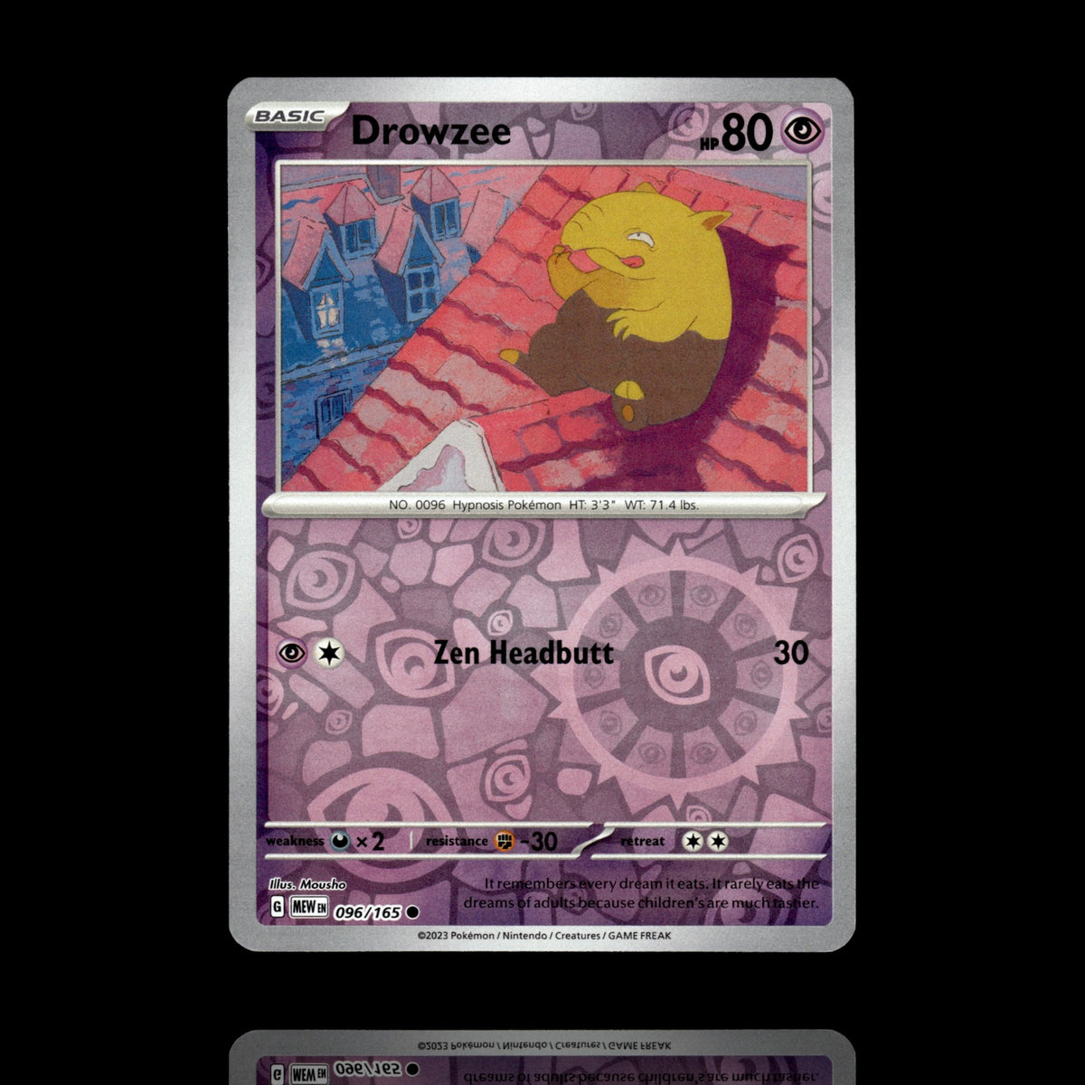 ▸ Drowzee | SV: Scarlet & Violet 151 | Reverse Holo | 096/165 | NM