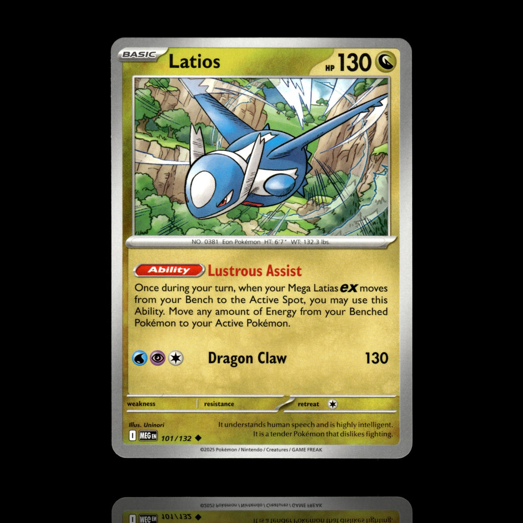 ▸ Latios | ME01: Mega Evolution | Uncommon | 101/132 | NM