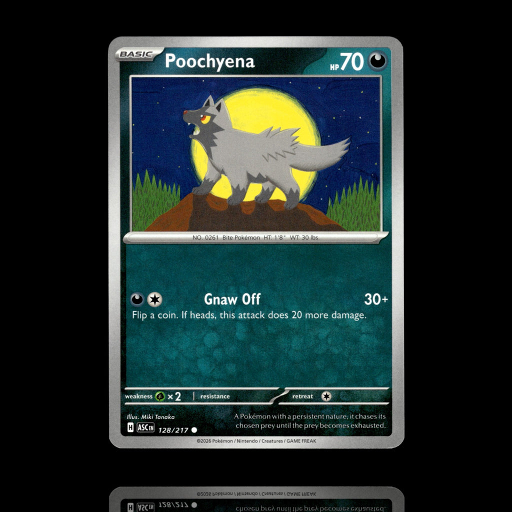 ▸ Poochyena | ME: Ascended Heroes | Common | 128/217 | NM