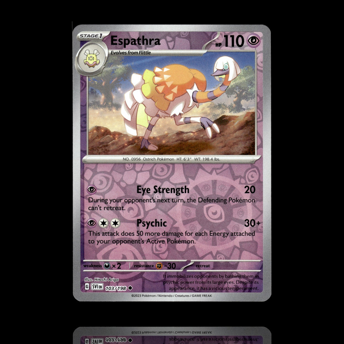 ▸ Espathra | SV01: Scarlet & Violet Base Set | Reverse Holo | 103/198 | NM