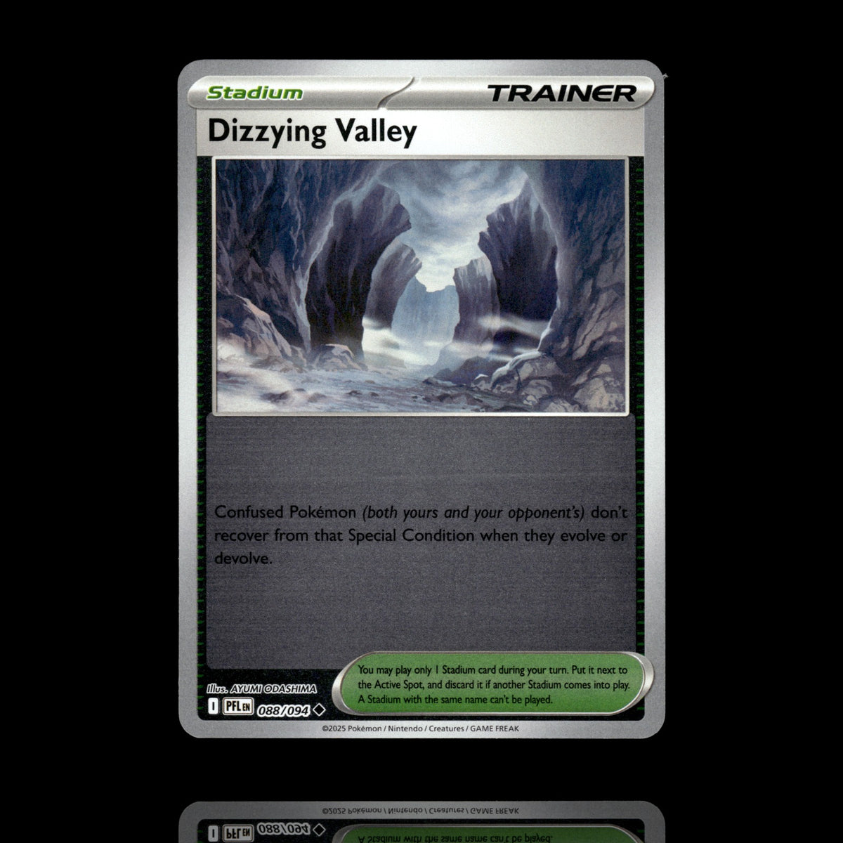 ▸ Dizzying Valley | ME02: Phantasmal Flames | Reverse Holo | 088/094 | NM