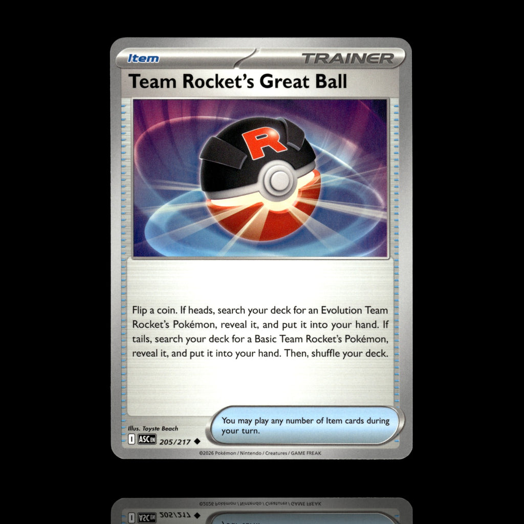 ▸ Team Rocket's Great Ball | ME: Ascended Heroes | Uncommon | 205/217 | NM