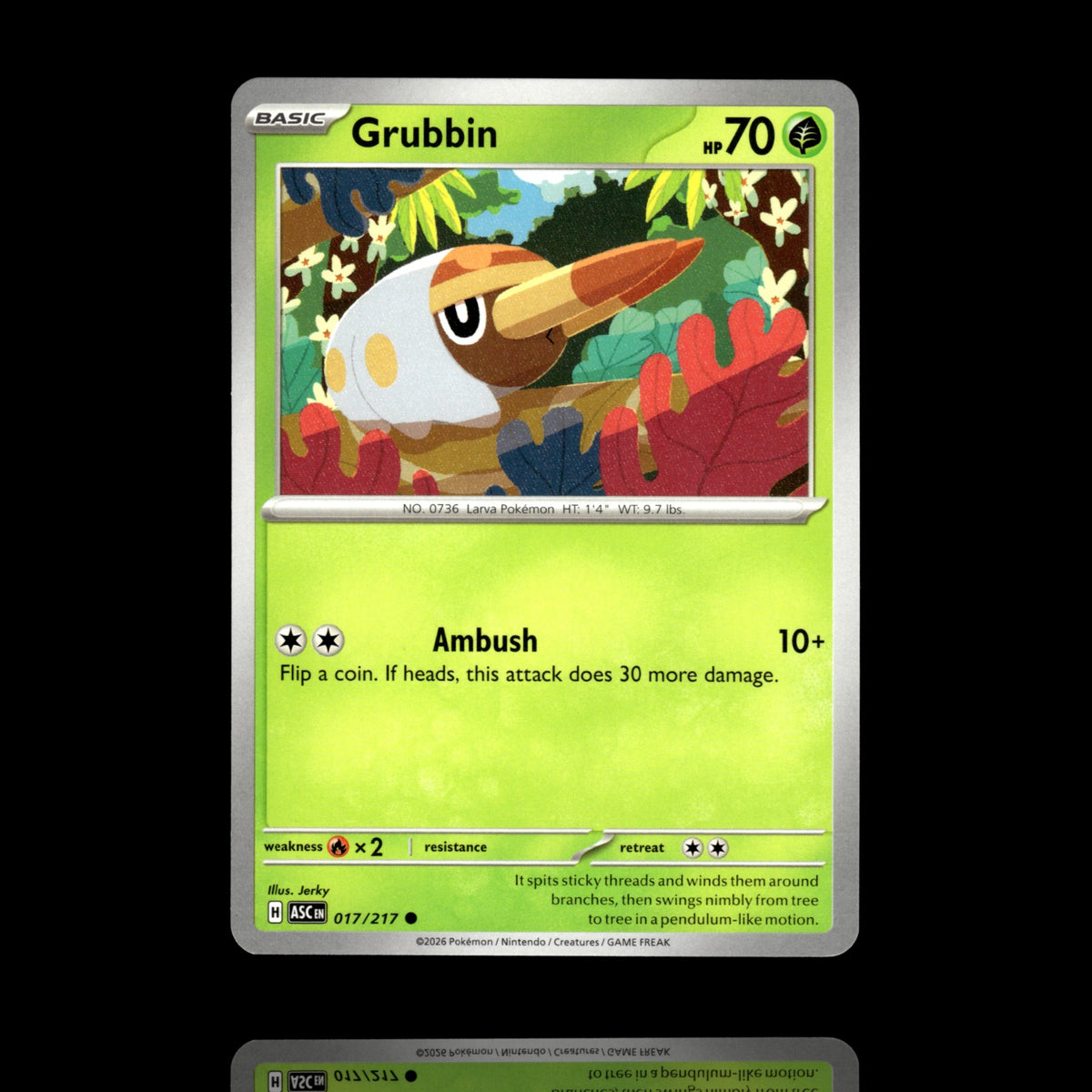 ▸ Grubbin | ME: Ascended Heroes | Common | 017/217 | NM