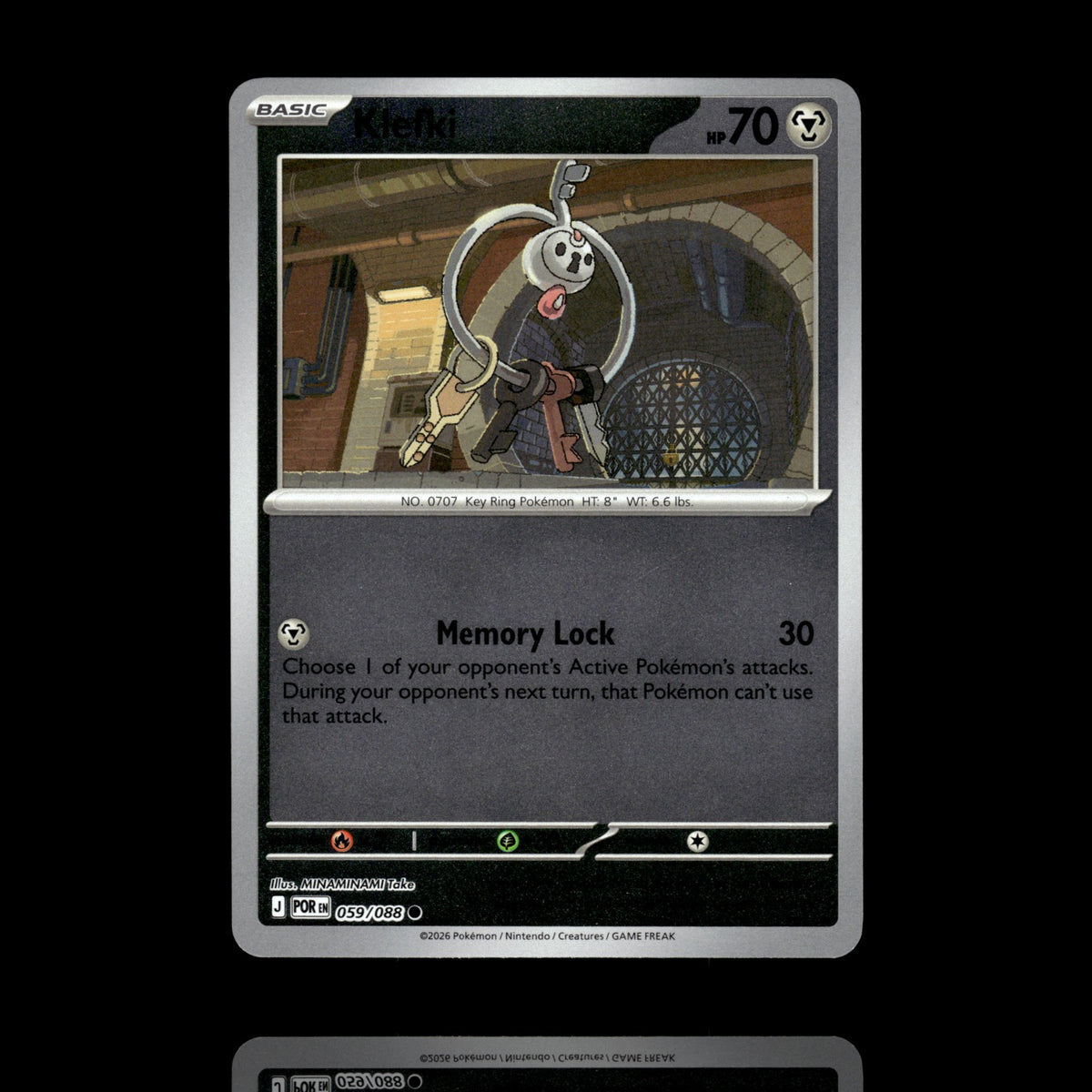 ▸ Klefki | ME03: Perfect Order | Reverse Holo | 059/088 | NM