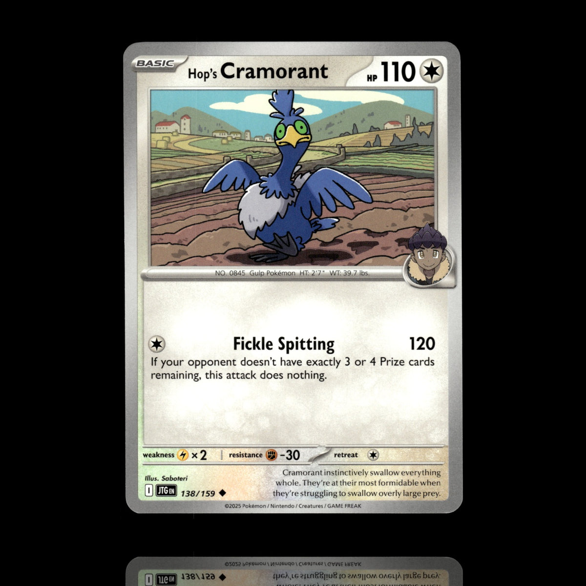 ▸ Hop's Cramorant | SV09: Journey Together | Uncommon | 138/159 | NM