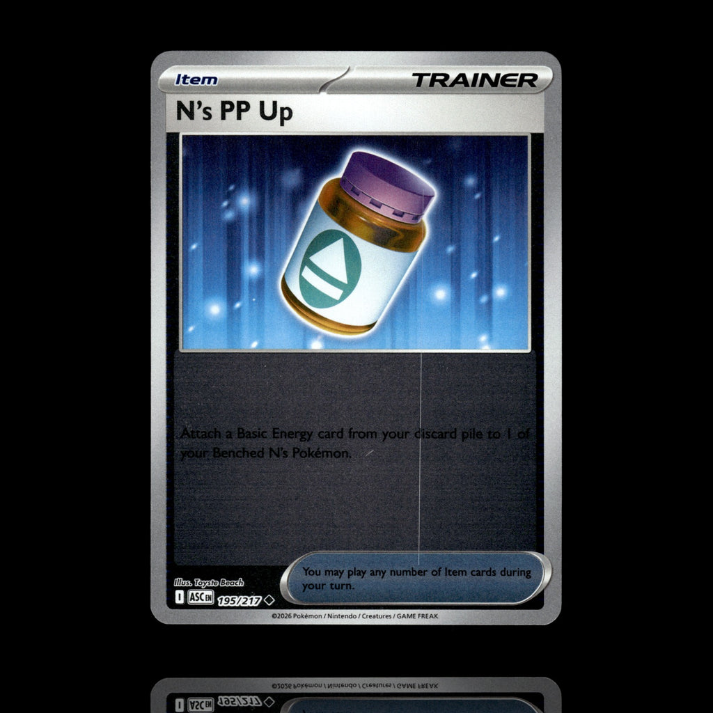 ▸ N's PP Up | ME Ascended Heroes | Reverse Holo | 195/217 | LP