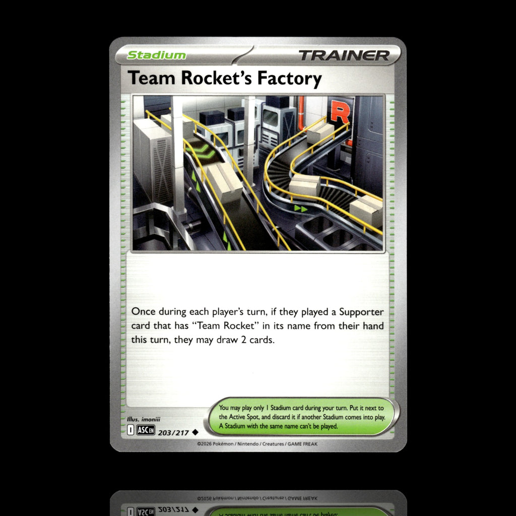 ▸ Team Rocket's Factory | ME: Ascended Heroes | Uncommon | 203/217 | NM