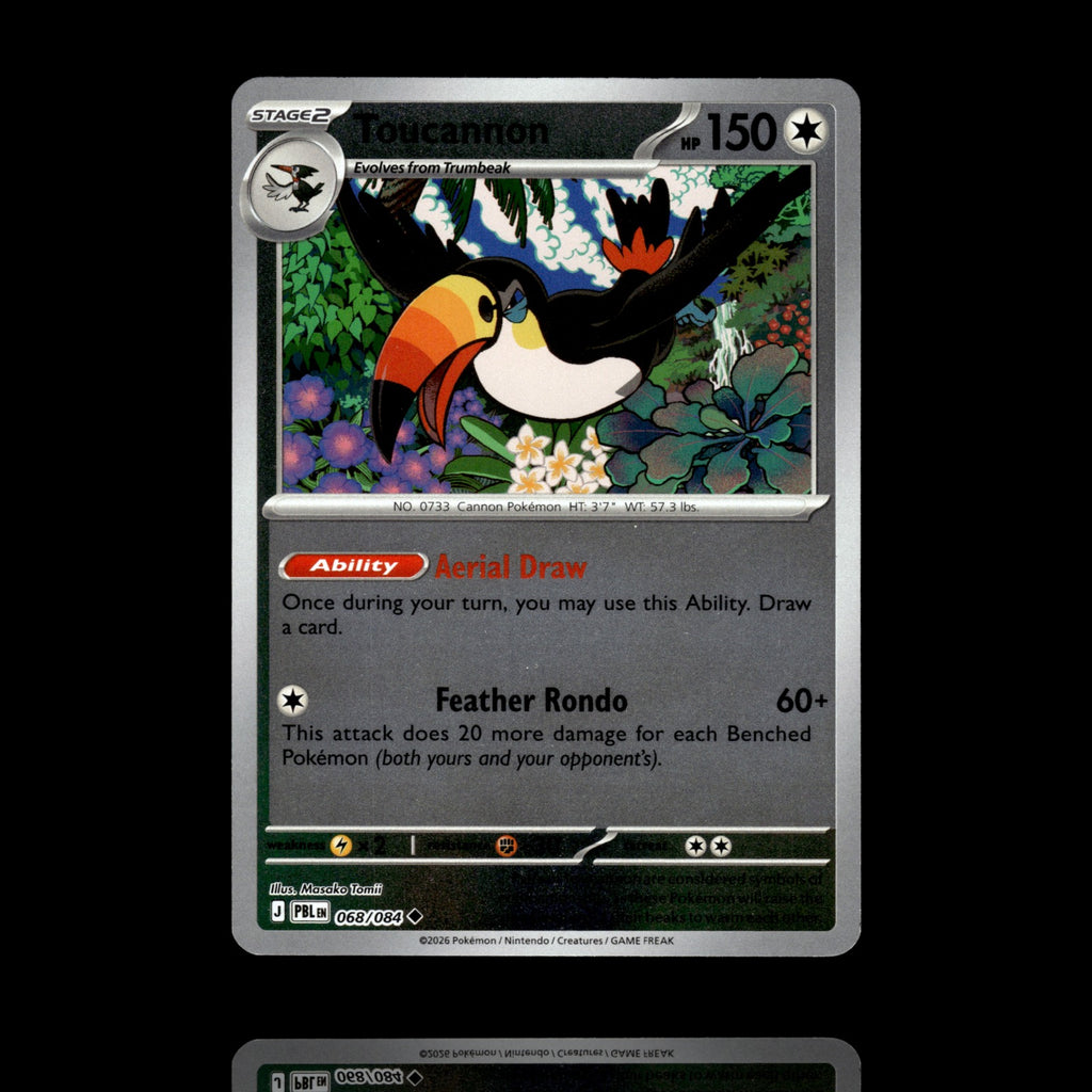 ▸ Toucannon | ME05: Pitch Black | Reverse Holo | 068/084 | NM