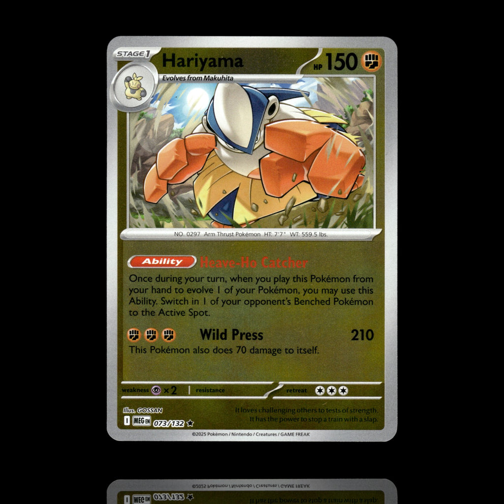 ▸ Hariyama | ME01: Mega Evolution | Reverse Holo | 073/132 | NM