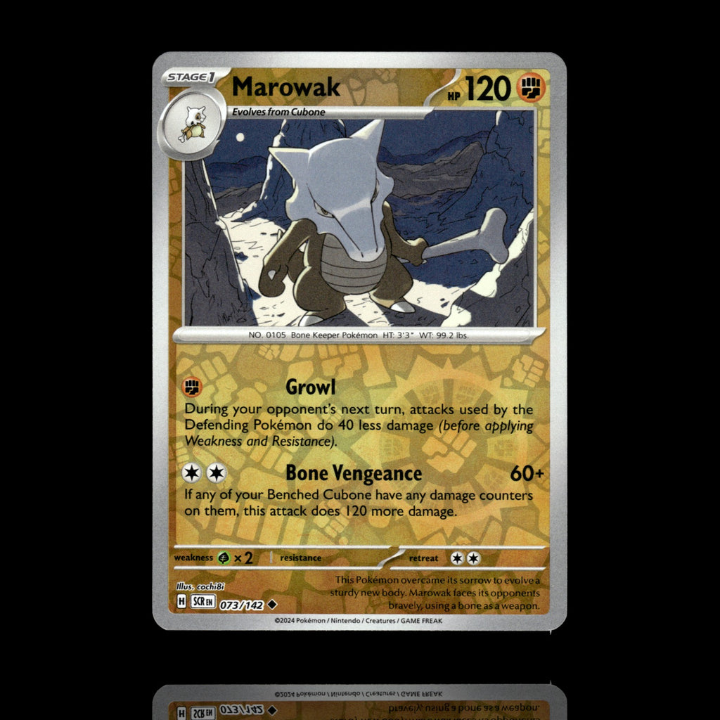 ▸ Marowak | SV07: Stellar Crown | Reverse Holo | 073/142 | NM