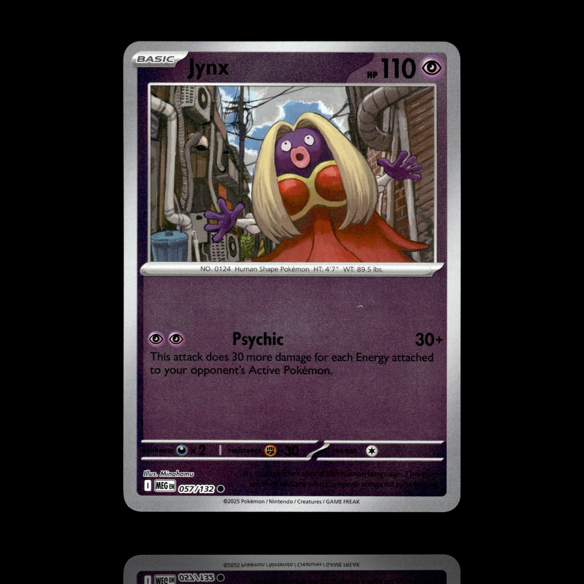 ▸ Jynx | ME01: Mega Evolution | Reverse Holo | 057/132 | NM