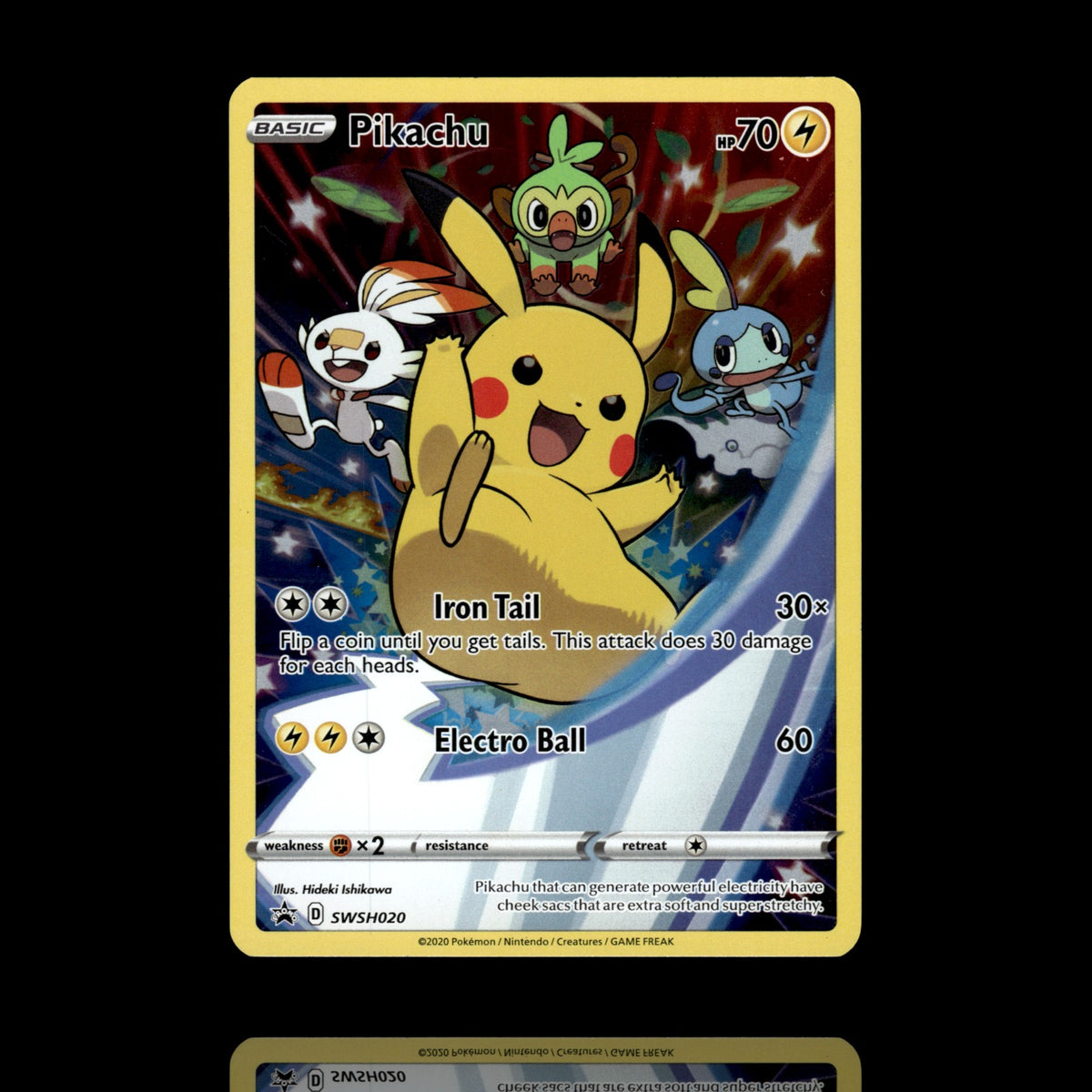 ▸ Pikachu | SWSH: Sword & Shield Promo Cards | Promo | SWSH020 | NM