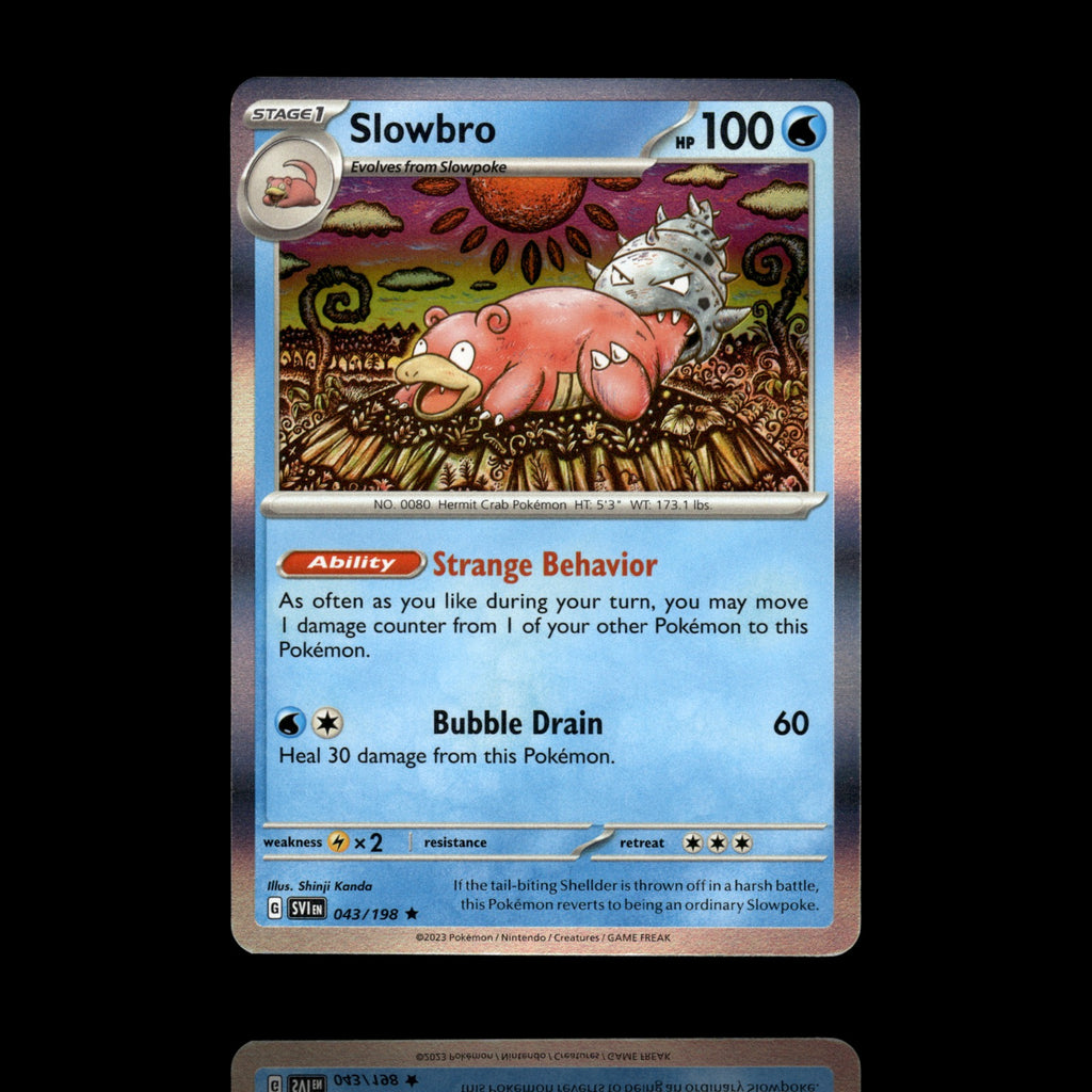 ▸ Slowbro | SV01: Scarlet & Violet Base Set | Rare | 043/198 | NM