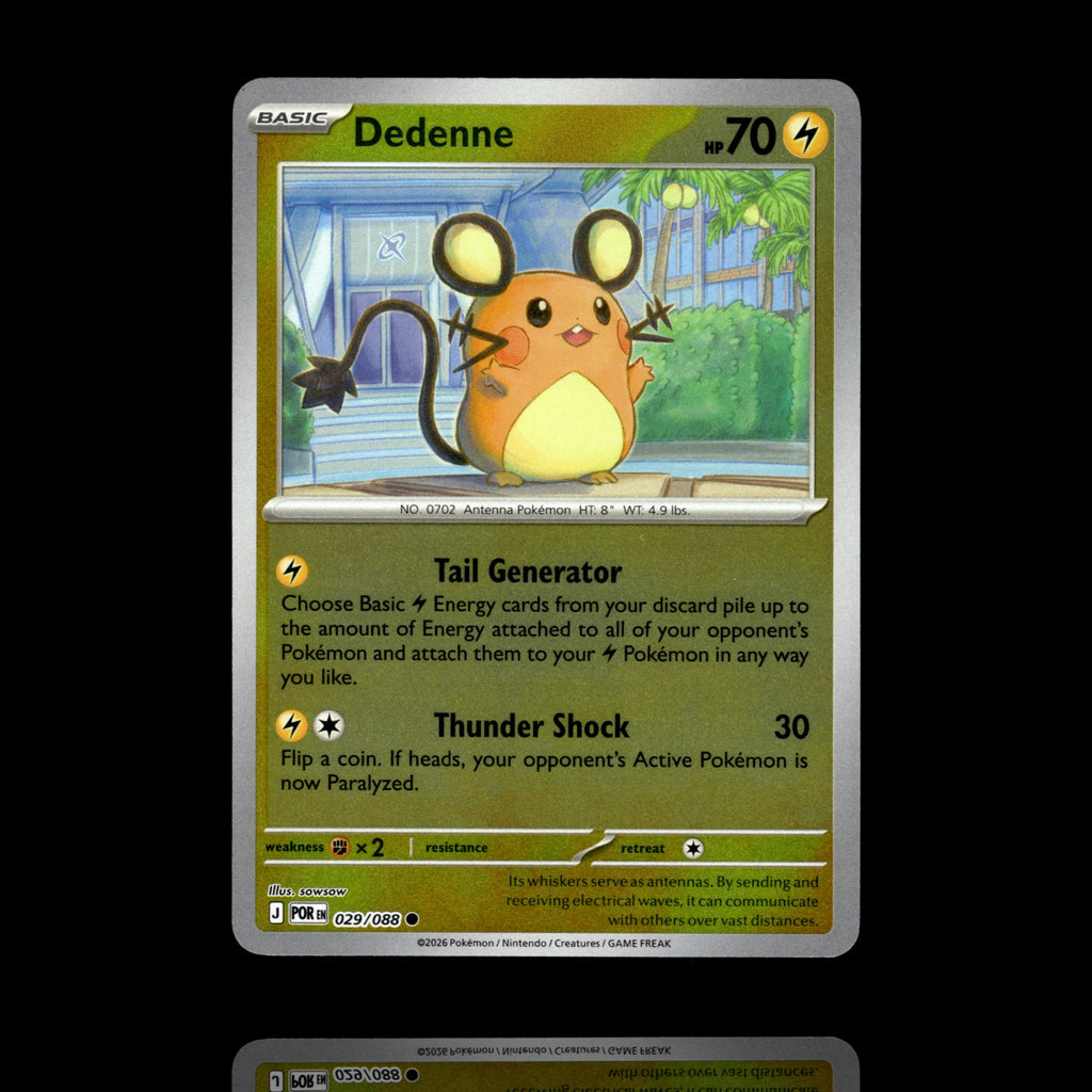 ▸ Dedenne | ME03: Perfect Order | Reverse Holo | 029/088 | NM