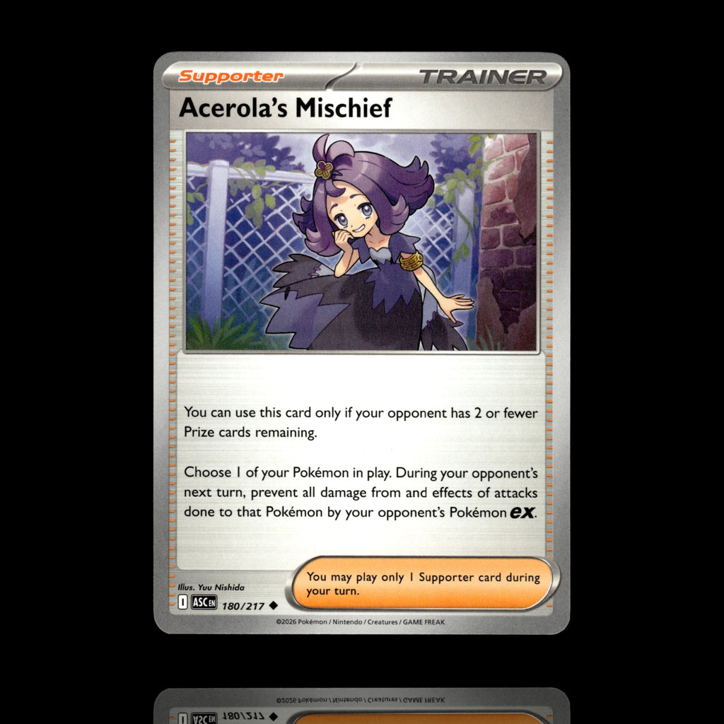 ▸ Acerola's Mischief | ME: Ascended Heroes | Uncommon | 180/217 | NM
