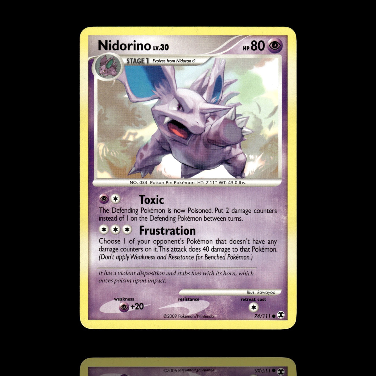 ▸ Nidorino | Rising Rivals | Common | 74/111 | NM