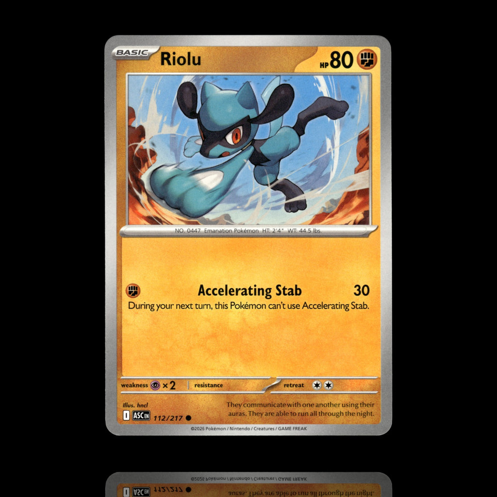 ▸ Riolu | ME: Ascended Heroes | Common | 112/217 | NM