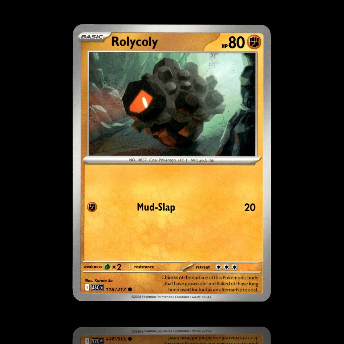 ▸ Rolycoly | ME: Ascended Heroes | Common | 118/217 | NM