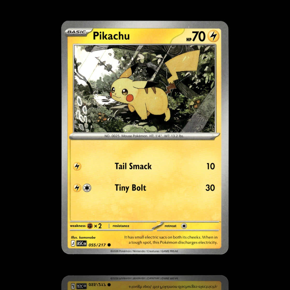 ▸ Pikachu | ME: Ascended Heroes | Common | 055/217 | NM