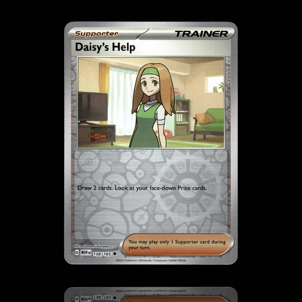 ▸ Daisy's Help | SV: Scarlet & Violet 151 | Reverse Holo | 158/165 | NM