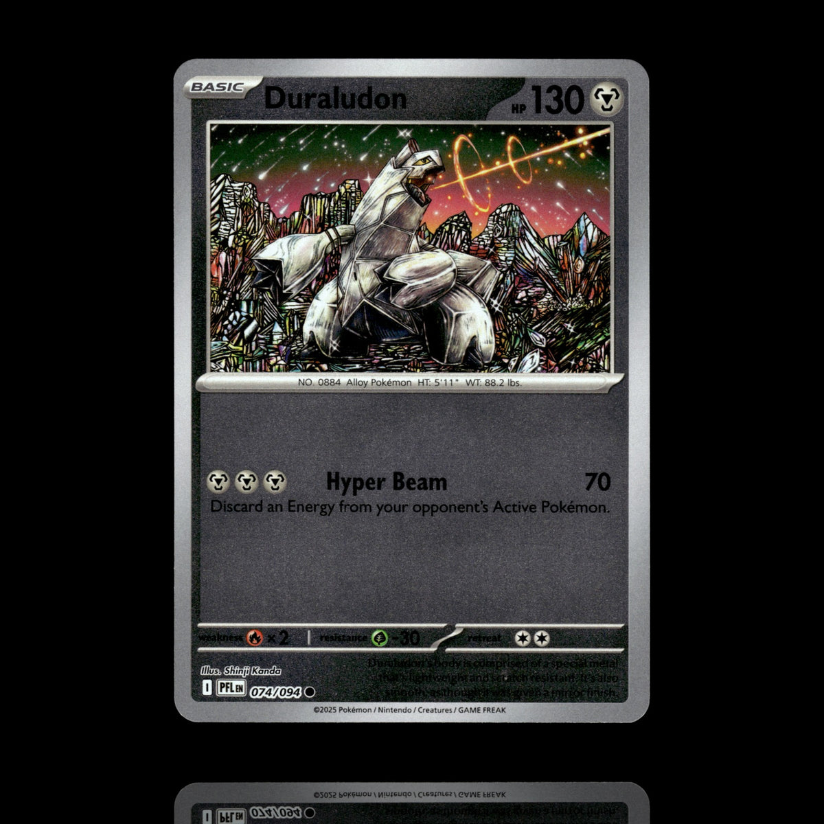 ▸ Duraludon | ME02: Phantasmal Flames | Reverse Holo | 074/094 | NM