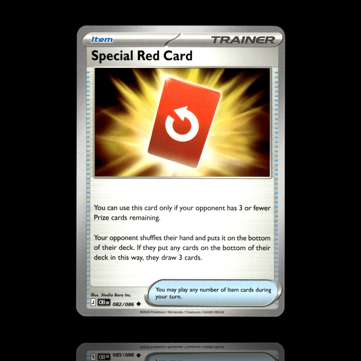 ▸ Special Red Card | ME04: Chaos Rising | Uncommon | 082/086 | NM
