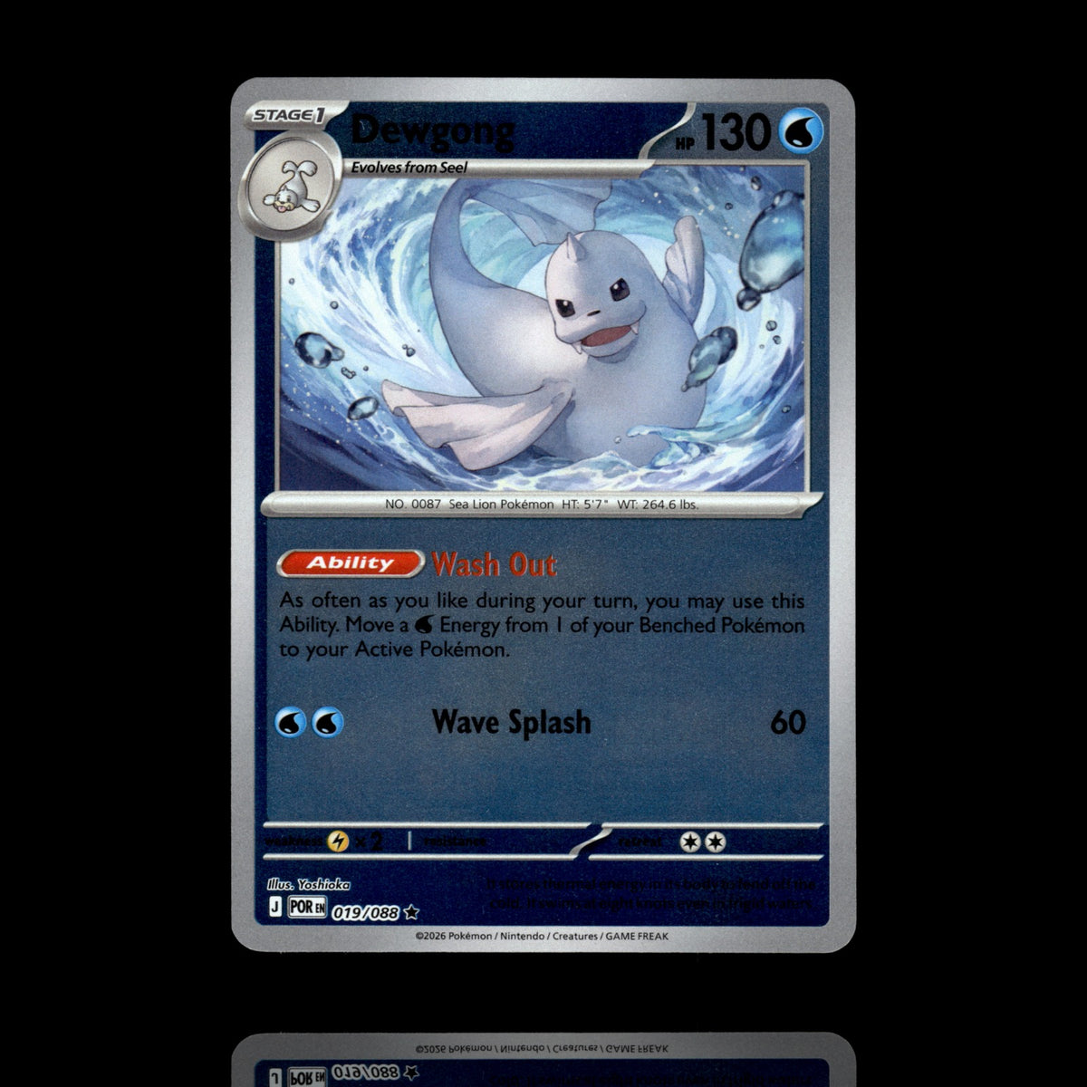 ▸ Dewgong | ME03: Perfect Order | Reverse Holo | 019/088 | NM