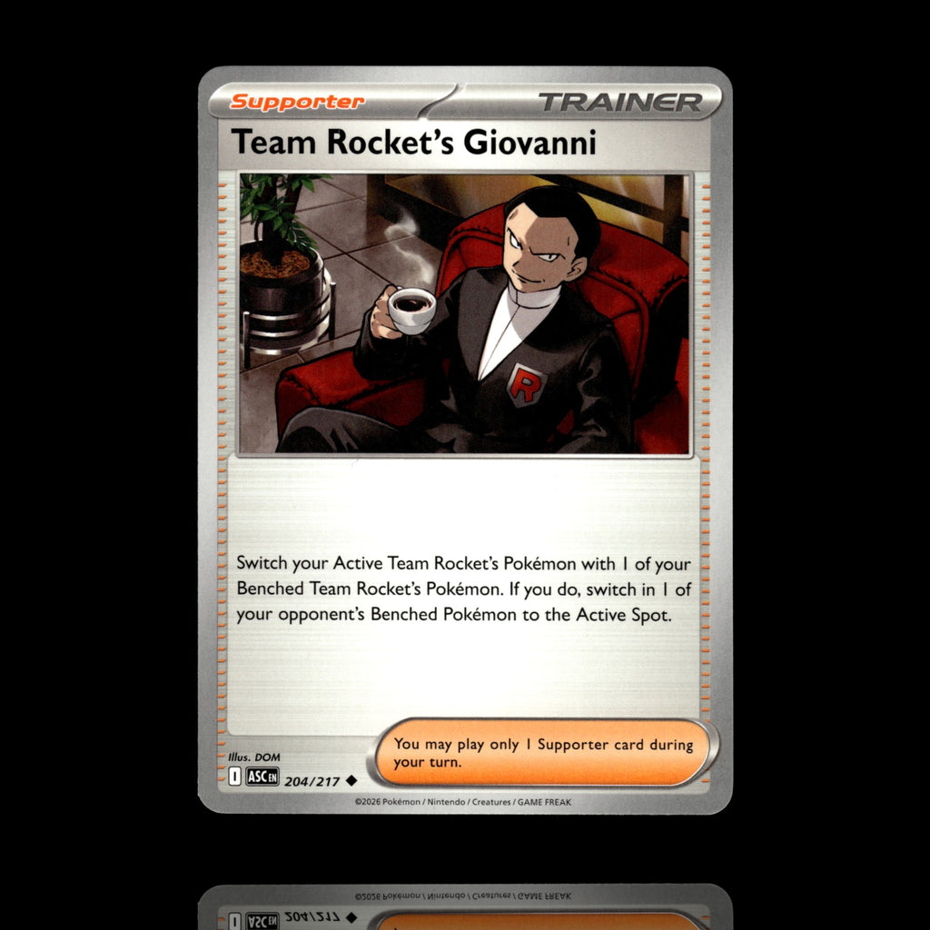 ▸ Team Rocket's Giovanni | ME: Ascended Heroes | Uncommon | 204/217 | NM