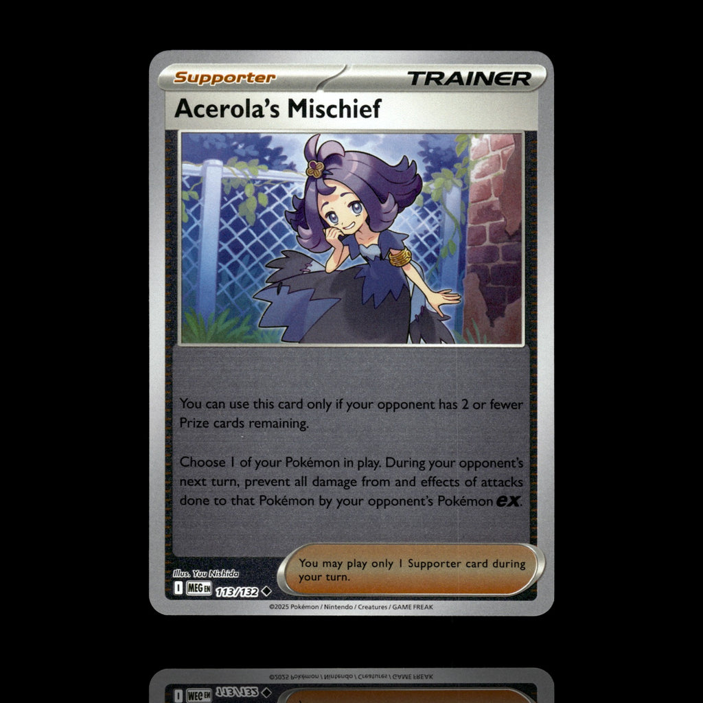 ▸ Acerola's Mischief | ME01: Mega Evolution | Reverse Holo | 113/132 | NM