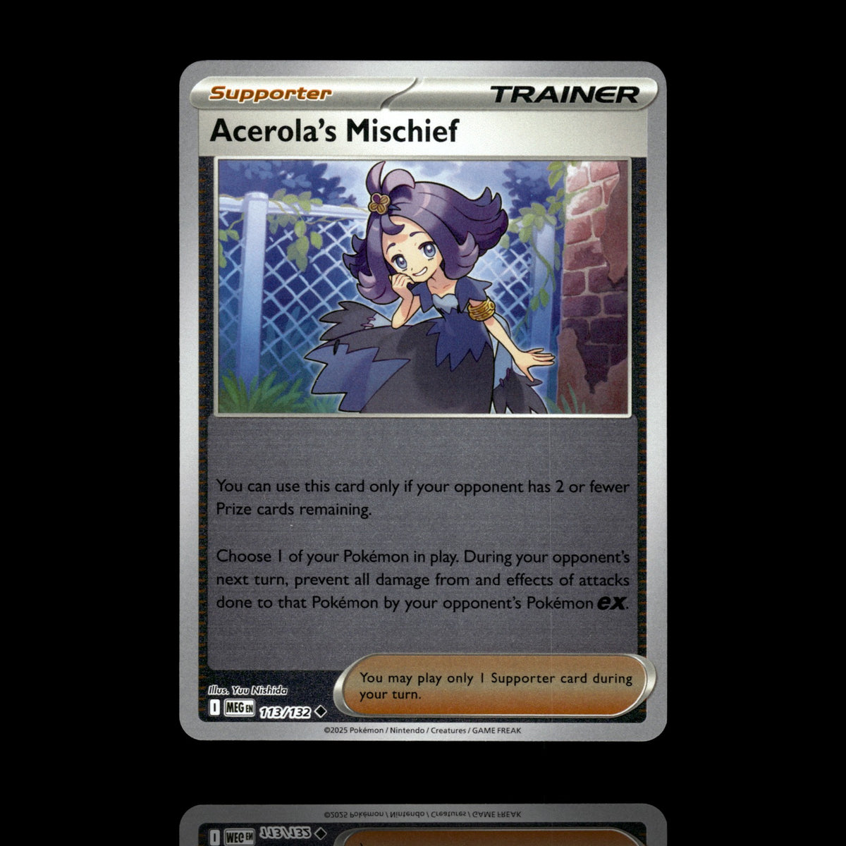 ▸ Acerola's Mischief | ME01: Mega Evolution | Reverse Holo | 113/132 | NM