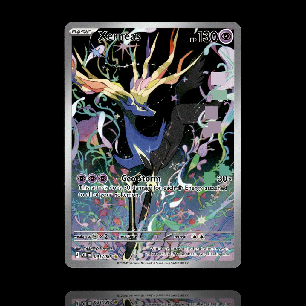 ▸ Xerneas | ME04: Chaos Rising | Illustration Rare | 091/086 | NM
