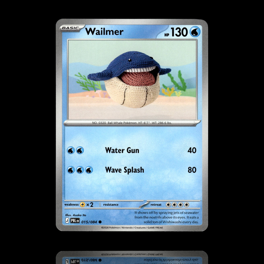 ▸ Wailmer | ME05: Pitch Black | Common | 015/084 | NM