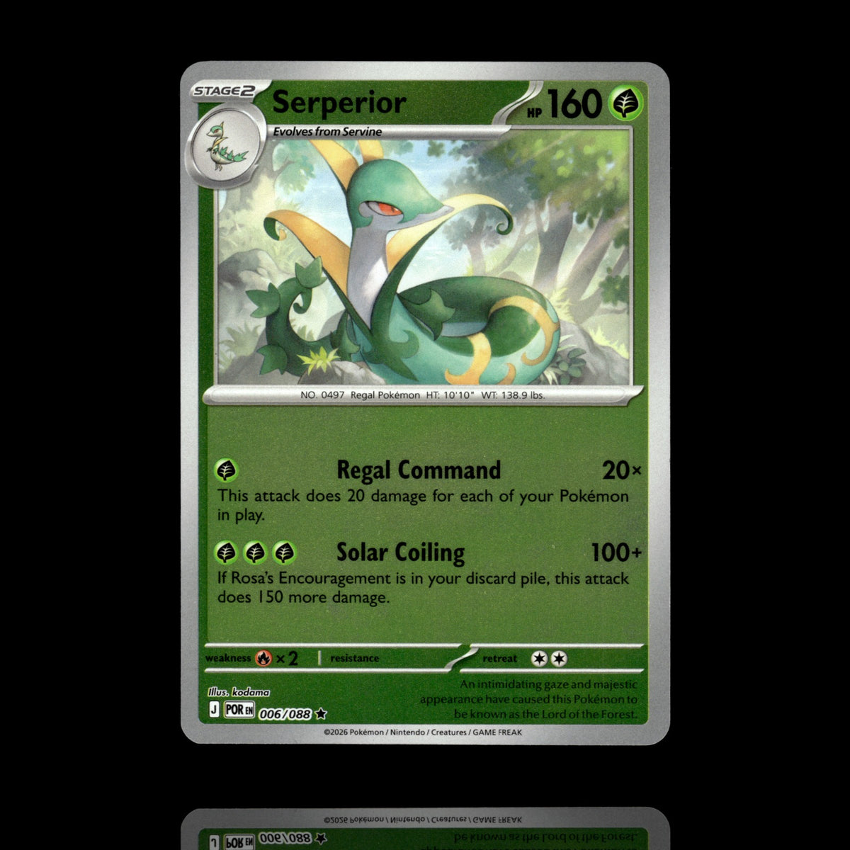 ▸ Serperior | ME03: Perfect Order | Reverse Holo | 006/088 | NM